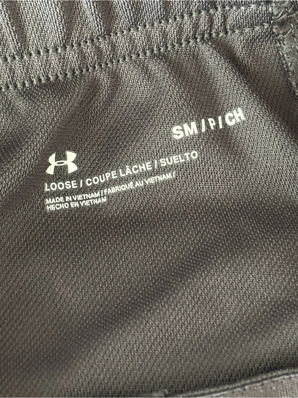 Grey Athletic Mid Rise Shorts - Picture 3 of 4